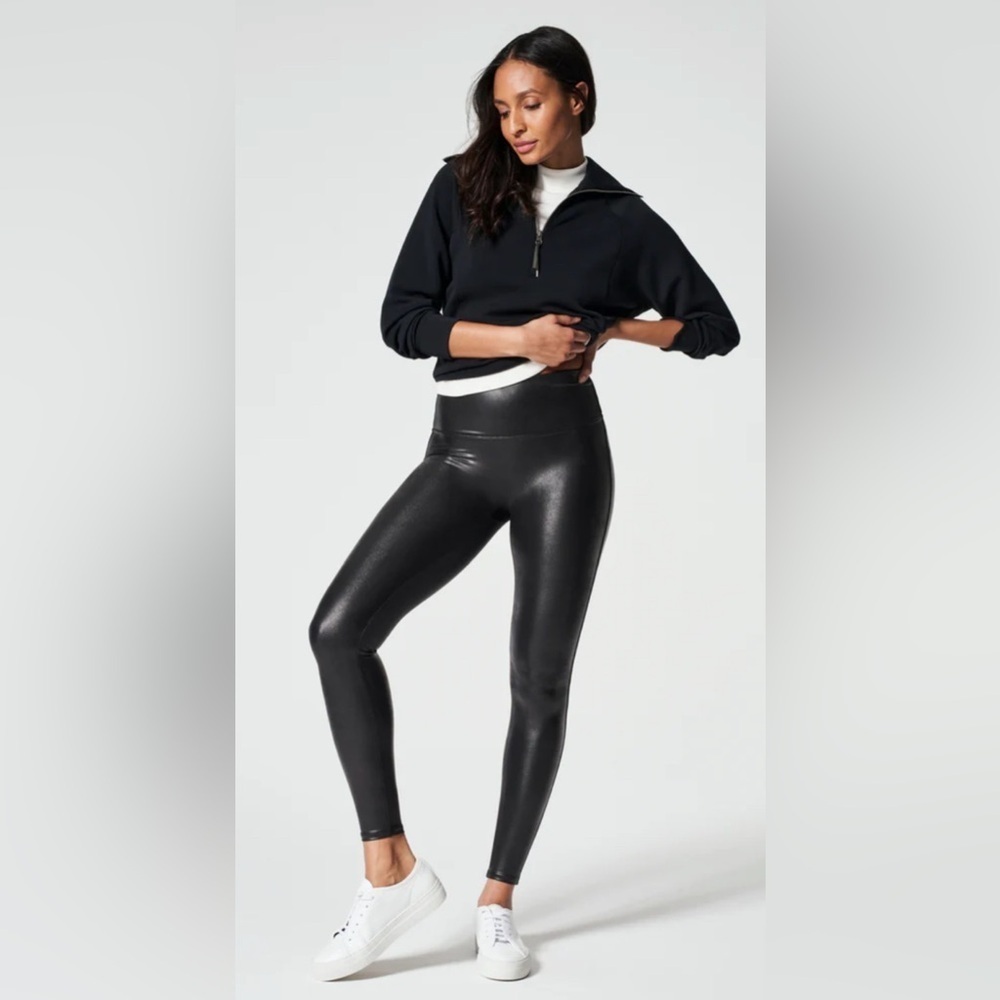 SPANX Faux Leather Leggings